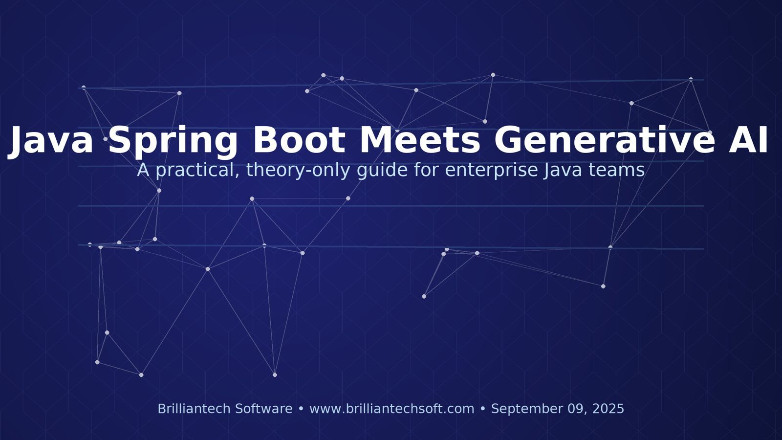 Java Spring Boot Meets Generative AI: A Practical Guide for Architects & Developers